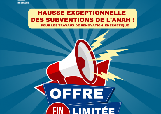Hausse exceptionnelle des subventions de l'ANAH !